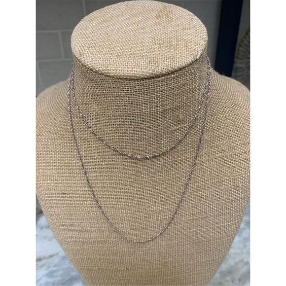 .925 Diamond Cut Sterling Silver Necklace - Picture 1 of 4